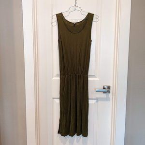 UNIQLO Olive Green Tank Dress